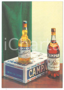 Materiale pubblicitario d’epoca 1950 ca CAMPARI  Cordial  Bitter  Cartolina pubblicitaria ILLUSTRATA 1