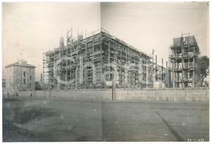 Fotografia d epoca originale 1931 NAPOLI Cantiere centrale termica ENTE AUTONOMO VOLTURNO Foto panoramica 1