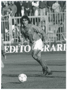 Fotografia d epoca originale 1991 BRESCIA CALCIO Luciano DE PAOLA duranta la partita  Foto 17x24 cm 4 1