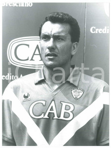 Fotografia d epoca originale 1992 BRESCIA CALCIO Alessandro GUAGGIOTTO Ritratto del calciatore  Foto 18x23 1