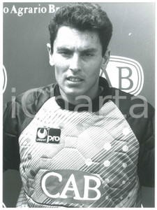 Fotografia d epoca originale 1992 BRESCIA CALCIO Marco LANDUCCI Ritratto del calciatore  Foto 18x23 cm 1