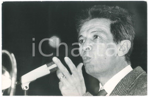 Fotografia d epoca originale 1970 ca PCI Enrico BERLINGUER durante comizio PARTITO COMUNISTA Foto 30x20 cm 1 1