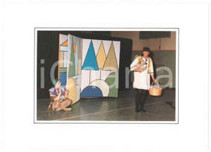 Fotografia d epoca originale 1985 SARONNO Gruppo Palcoscenico GIACOMETTO E L OCA D ORO Gabriele TELARO Foto 1