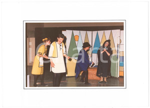 Fotografia d epoca originale 1985 SARONNO Gruppo Palcoscenico GIACOMETTO E L OCA D ORO Gabriele TELARO Foto 3 1