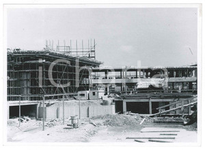 Fotografia d epoca originale Giugno 1958 GINEVRA Costruzione CERN  Main building  Cantiere 3 Foto 1