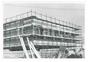 Fotografia d epoca originale Marzo 1959 GINEVRA Costruzione CERN  Sala consiglio  Foto cantiere 15x10 cm 1