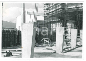 Fotografia d epoca originale Marzo 1959 GINEVRA Costruzione del CERN  Cantiere  Foto 15x10 cm 3 1