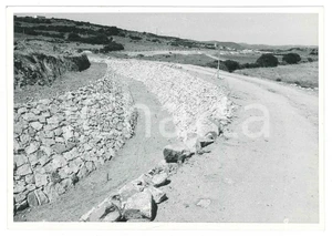 Fotografia d epoca originale 1962 SARDEGNA GALLURA Area fiume e diga del LISCIA  Lavori Foto 15x10 cm 2 1