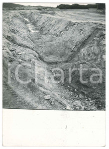 Fotografia d epoca originale 1965 ca SARDEGNA GALLURA AGNATA  Canale  Cantiere di scavo  Foto 10x15 cm 1