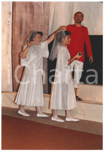 Fotografia d epoca originale 1985 SARONNO TEATRO  GRUPPO PALCOSCENICO Commedia di dieci vergini  Foto 14 1