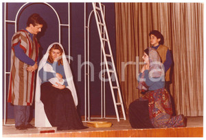 Fotografia d epoca originale 1985 SARONNO Cooperativa Teatrale GRUPPO PALCOSCENICO Natale in piazzaFoto 5 1