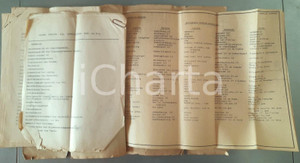 Documento originale, autentico 1940 ca MILANO S.A. Aeroplani CAPRONI Modello 313 Dizionario tecnico aeronautico 1