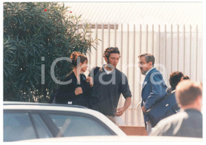 Fotografia d epoca originale 1997 CINEMA Film Come mi vuoi Vincent CASSEL Monica BELLUCCI sul set Foto 1