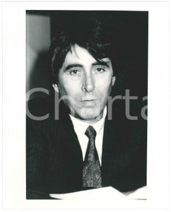 Fotografia d epoca originale 1985 ca COSTUME ITALIA Scrittore Ferdinando CAMON  Ritratto Foto 20x26 cm 1