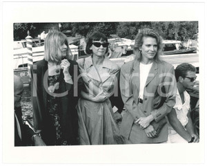 Fotografia d epoca originale 1990 ca VENEZIA Mostra del CINEMA  Candice BERGEN Sabine AZEMA  Foto 2 1