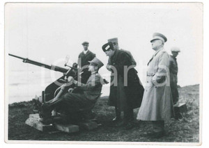 Fotografia d epoca originale 1935 ca REGIO ESERCITO  Dimostrazione di tiro con mitragliatrice Foto 12x8 2 1