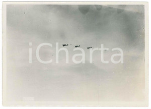 Fotografia d epoca originale 1940 WW2 SOLLUM EGITTO Aviazione italiana  Volo di bombardamento  Foto 1
