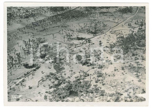 Fotografia d epoca originale 1940 WW2 SOLLUM EGITTO Veduta aerea  Foto 18x13 cm 1