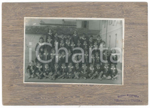 Fotografia d epoca originale 1925 ca SCUOLA  ITALIA  Classe elementare  Ritratto  Fotografia 25x18 cm 1