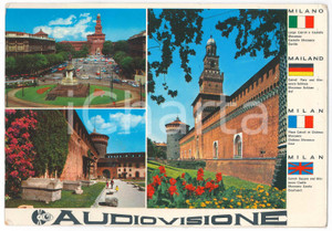 Materiale pubblicitario d’epoca 1980 ca TURISMO MILANO  Disco 45 giri in 4 lingue  AUDIOVISIONE 1