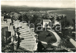 Cartolina originale da collezione 1954 GABICCE MONTE PU Cattolica vista dal Dancing Edenrock  Cartolina FG VG 1