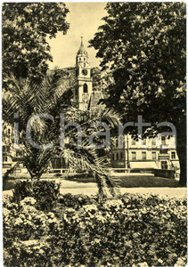 Cartolina originale da collezione 1950 ca MERANO BZ Chiesa di San NicolÃ² vista dai giardini  Cartolina FG NV 1