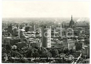 Cartolina originale da collezione 1955 MILANO Panorama della cittÃ  dalla Torre Breda  Cartolina FG NV 1