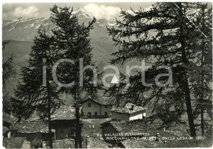 Cartolina originale da collezione 1959 GRAVERE Certosa della Madonna della Losa e Monte Rocciamelone  Cartolina 1