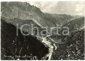 Cartolina originale da collezione 1958 TARCENTO UD Valle del Torre  Panorama  Cartolina FG VG 1