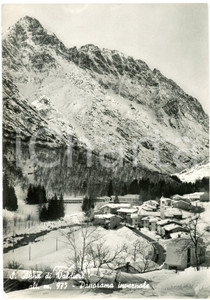 Cartolina originale da collezione 1950 ca SANT ANNA DI VALDIERI CN Panorama invernale  Cartolina FG NV 1