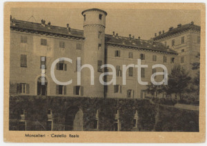 Cartolina originale da collezione 1950 ca MONCALIERI TO Castello Reale  Cartolina FG NV 1