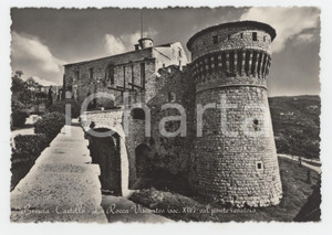 Cartolina originale da collezione 1954 BRESCIA Castello Rocca Viscontea e ponte levatoio  Cartolina FG VG 1