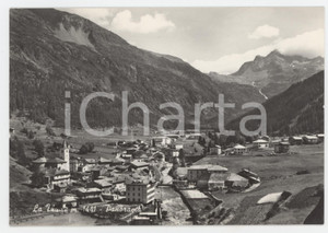 Cartolina originale da collezione 1950 ca LA THUILE AO Panorama del paese  Cartolina FG NV 1