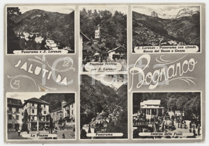 Cartolina originale da collezione 1965 BOGNANCO VCO Funivia per San Lorenzo  Vedutine  Cartolina FG VG 1