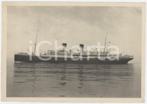 Cartolina originale da collezione 1934 GENOVA ITALIAN LINE Transatlantico ROMA Italia Flotte Riunite  Cartolina 1 1