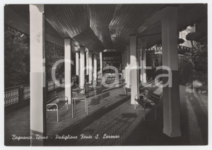 Cartolina originale da collezione 1952 TERME DI BOGNANCO Padiglione Fonte San Lorenzo  Cartolina FG VG 1