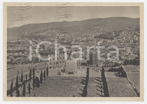 Cartolina originale da collezione 1949 TRIESTE Panorama con Monumento ai Caduti  Cartolina FG VG 1