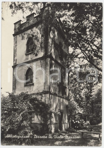 Cartolina originale da collezione 1961 ABBIATEGRASSO Torretta dell Antico Fossato in Viale Manzoni  Cartolina 1