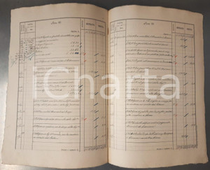 Documento originale, autentico Novembre 1911 SIENA Tenuta SANTA REGINA Mensuale entrate / uscite 8 pp. 1