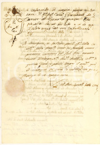 Documento originale, autentico 1789 1800 ROVIGO Contrada S. ROCCO  Vendita casa e botteghe ORTESCHI 1