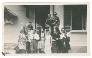 Fotografia d epoca originale 1930 GIGNESE La Nuova PARUSCIOLA  Villa Ristorante SAVOIA  Famiglia 1 Foto 1