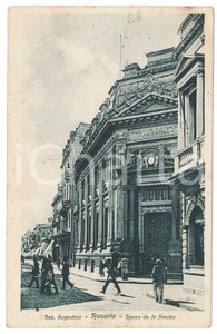 Cartolina originale da collezione 1930 ROSARIO  ARGENTINA Banco de la NaciÃ³n  Cartolina FG VG 1