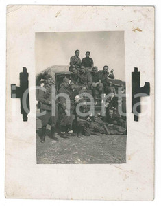 Fotografia d epoca originale 1938 ROMA  MVSN  Campo Milizia PARIOLI  Miliziani  Foto 9x12 cm 1