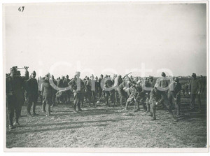 Fotografia d epoca originale 1924 SAN FRANCESCO AL CAMPO TO Regio Esercito  Esercitazioni 2 Foto 1