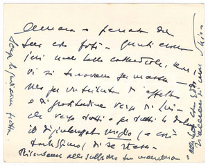 Autografo originale 1971 BOLOGNA Avv. Sergio STOPPATO  Biglietto condoglianze  Autografo 1