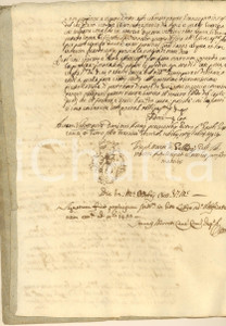 Documento originale, autentico 1805 CISON DI VALMARINO TV Michele BOZZOLI  Contratto per vendita terra 1