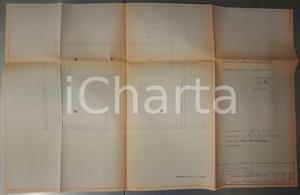 Mappa, planimetria storica 1967 Cimitero di CAVALLASCA CO  Progetto Cappella ARRIGONI  Planimetria 1