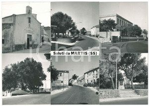 Stampa, bozzetto originale 1965 ca SARDEGNA MARTIS SS Vedutine  Bozzetto cartolina Circo TOGNI 1