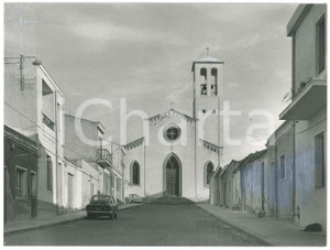 Fotografia d epoca originale 1965 ca SARDEGNA OLMEDO SS Chiesa di Nostra Signora di Talia Foto 24x18 cm 1