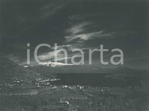 Fotografia d epoca originale 1960 ca LAGO DI GARDA  Panorama Foto artistica Alberto SORLINI 40x30 cm 1